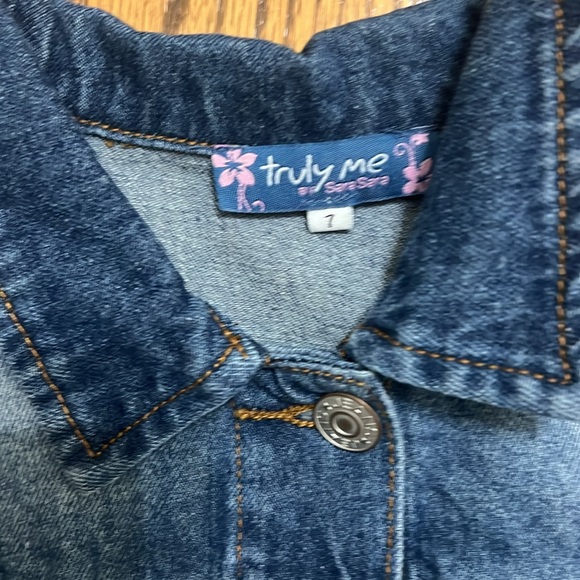 Truly Me Denim Jacket with Patch - Picture 4 of 4
